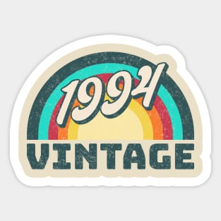 1994 vintage, 30th birthday, 1994, vintage, turning 30, awsome 30th, birthday gift, best year Sticker